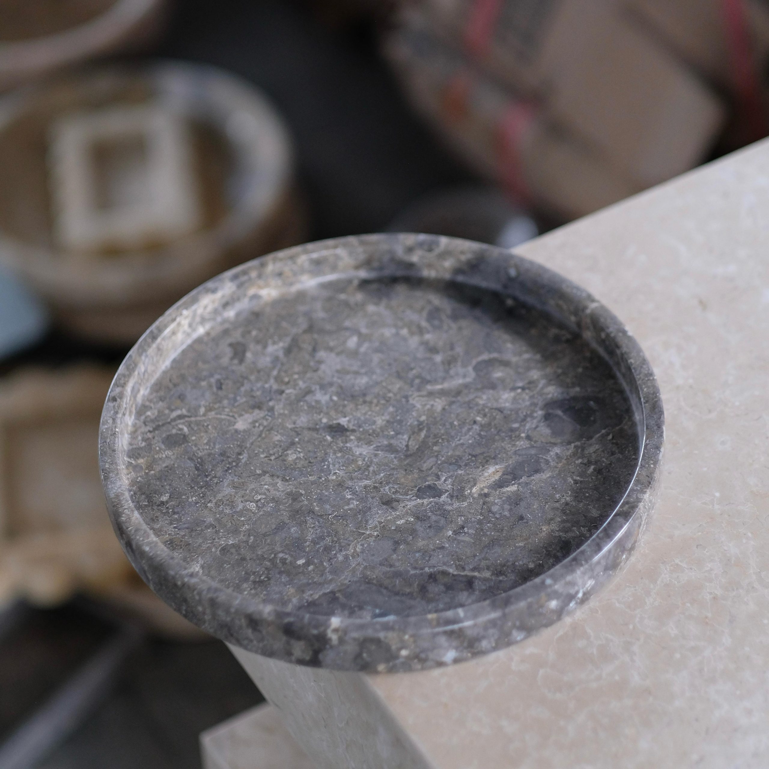 Grey Marble Tray
