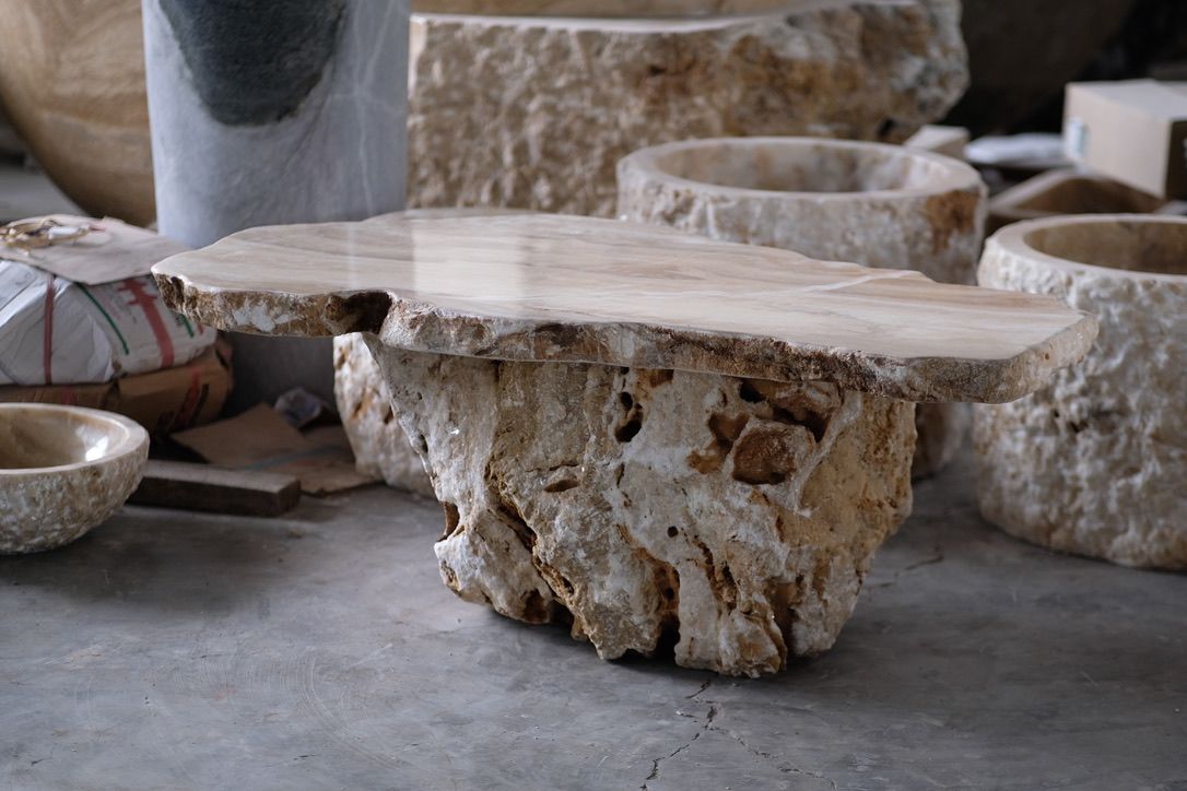 Raw Onyx Table